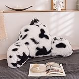 Holawakaka Standard Faux Fur Bed Rest Pillow with