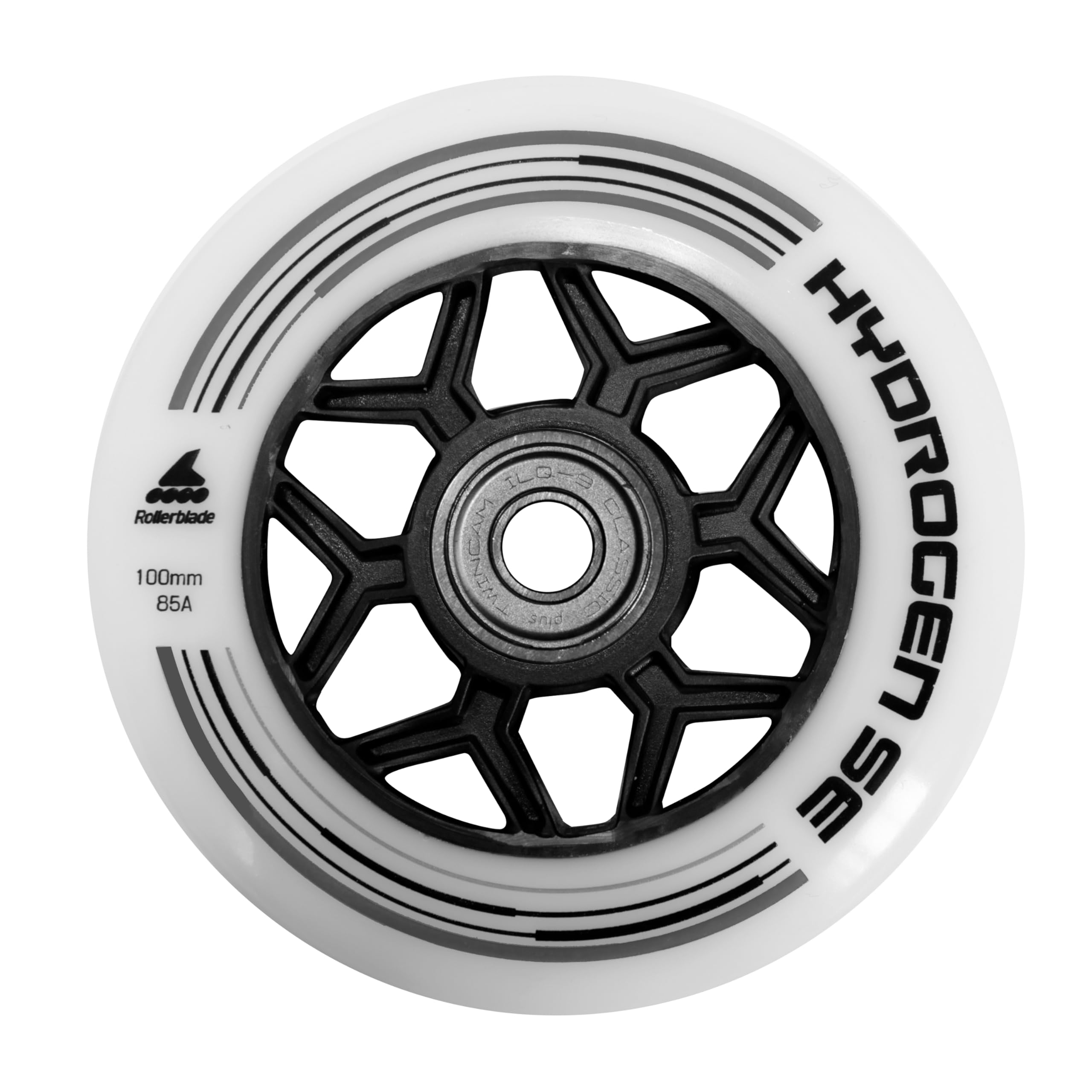 Rollerblade 100MM ILQ9 Wheel Bearing Hydro SE, Unisex Adult Wheels, White, EA