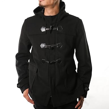 ブラック メンズ グレー キャメル ジャケット コート ウール ショート