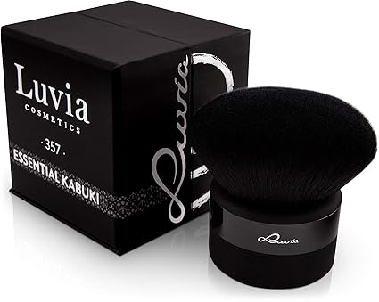 Luvia Puder Pinsel Kabuki - Gesichtspinsel - Großer Veganer Makeup Brush Für Foundation, Mineal-Make-up, Puder, Blush & Body-