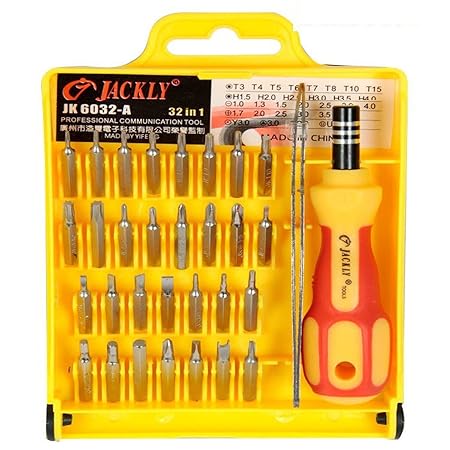 billionBAG Jackly 32 In 1 Interchangeable Precise Screwdriver Tool Set With Magnetic Holder