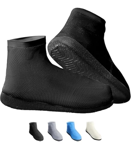 thumbnail image 2 of Waterproof Shoes Cover Anti-slip Reusable Rain Shoe Cover Kasut Hujan Soft Silicone Elastic Motorcycle Rain Boot(1 Pair) I.1102982187 2 of 11