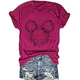 Magic Kingdom Castle Shirt Women Casual Vacation Holiday Short Sleeve Boho Clothes for Women Summer Fairy Cute Tops