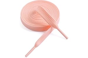 VSUDO 5/16" Fine Weave Flat Shoe Lace Shoestring for Running Athletic Sneaker