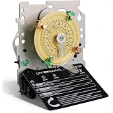 T104M Pool Timer Mechanism Only, 24-Hour Mechanical Timer Switch for Pump | 208-277V 40A 24 Hour 12 ON/Off Pool pump timer and mechanical pool timer for pumps and heaters