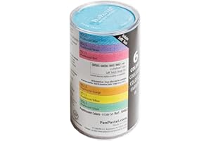 PanPastel Artist Pastels by GOLDEN, Pearlescent Colors Set, 6 Color, Professional Artist Pastels, Unique Pan Format (cake-like)