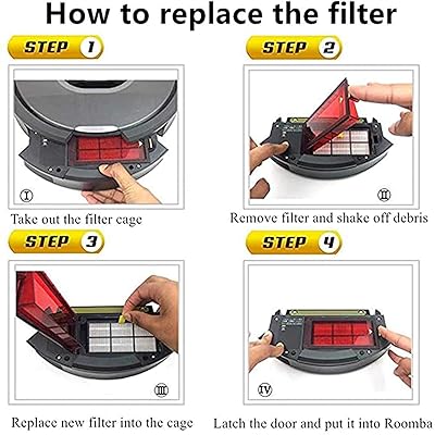 Buy Neza Replacement Roomba 960 Filters 12 Pcs Hepa Filter For Irobot Roomba 800 Series 900 850 860 870 880 890 980 Vacuum Cleaner Accessories Online In Kazakhstan B07ryd6m17