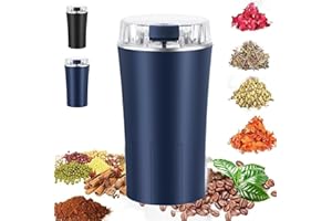 Household Superfine Grinder, Electric Coffee Grinder Spice Grinder, Stainless Steel Grain Mill for Herbs Nuts Seeds, Multi-Pu