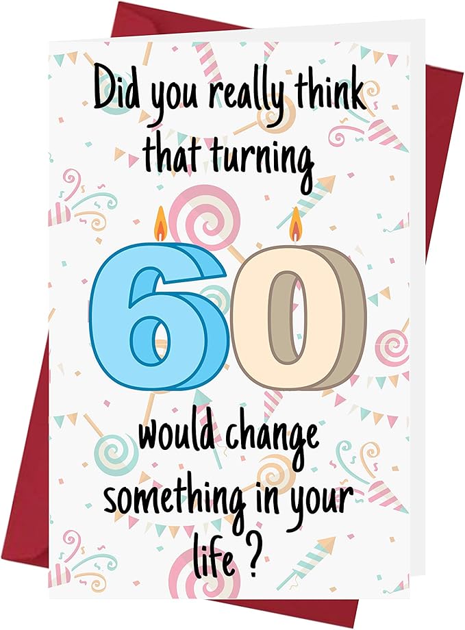 birthday card for 60 year old woman