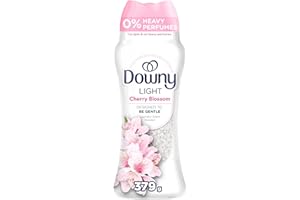 Downy Light Laundry Scent Booster Beads, Cherry Blossom Scent, In-wash fabric beads designed to be gentle with a light boost 