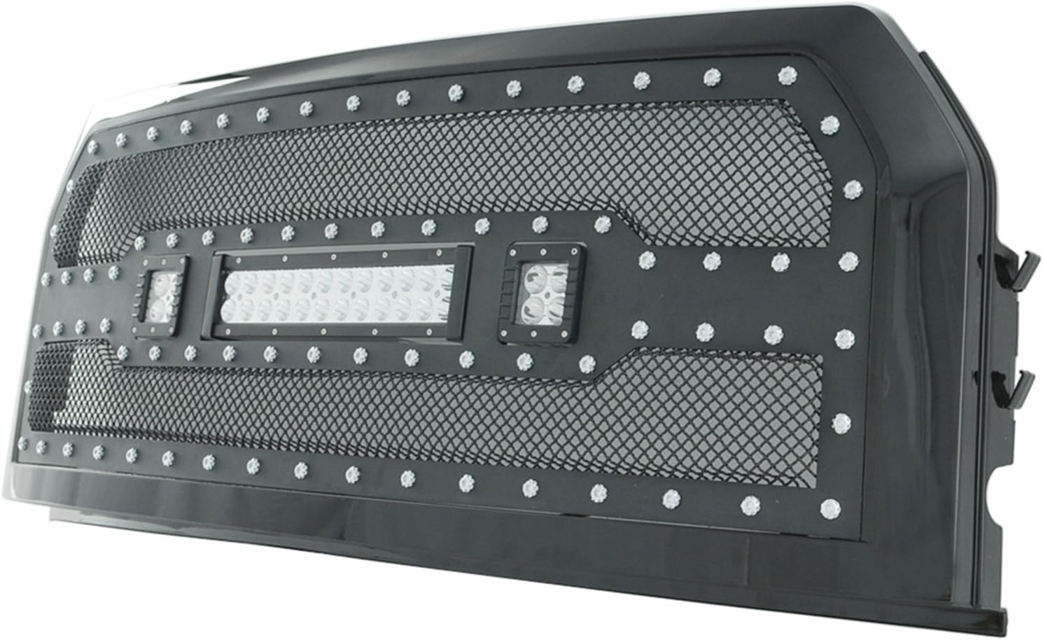 Paramount Automotive48-0850 Evolution Black Stainless Steel Wire Mesh Packaged Grille