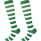 Junely Compression Socks for Women Knee High for Running Athletic Nurses Pregnant Women Work Support Travel Flight Sports