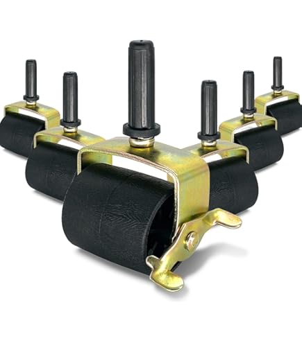 Set Of 6 Heavy Duty Locking Bed Frame Wheels Casters - 1/2" Stem With Plastic Inserts, Supports ~650kg - View #8