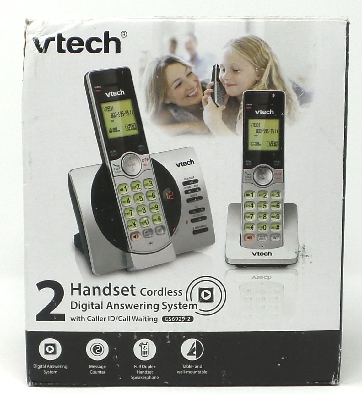 VTech CS69292 DECT 6.0 Cordless Digital Answering System w/ Caller ID