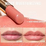 Oulac Nude Peach Lipstick Moisture Shine Hydrating Vegan Cruelty-Free Dolce view 5