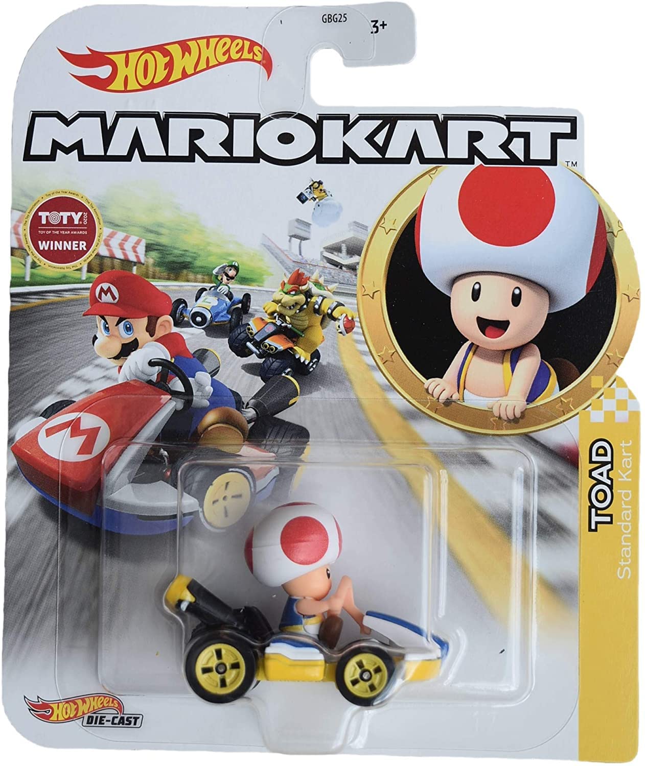 Hot Wheels Mariokart - Toad Standard Kart