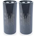 105-126 uf MFD Capacitor 220-250VAC,Motor Start Capacitor Replacement for Compatible with Franklin 1HP, 1.5hp and 2HP Well Pump Control Box Pack of 2