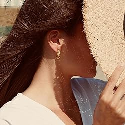 Dremmy Studios Gold Open Hoops Earrings 14K Gold