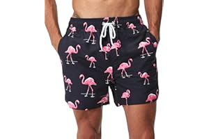 SILKWORLD Men's Swim Trunks Quick Dry Shorts with Pockets