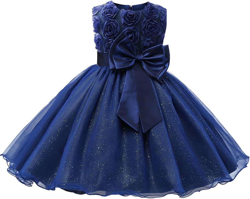 Girls Party Dress Princess Flowers Wedding Dresses Toddler Baby Pageant Tulle Tutus