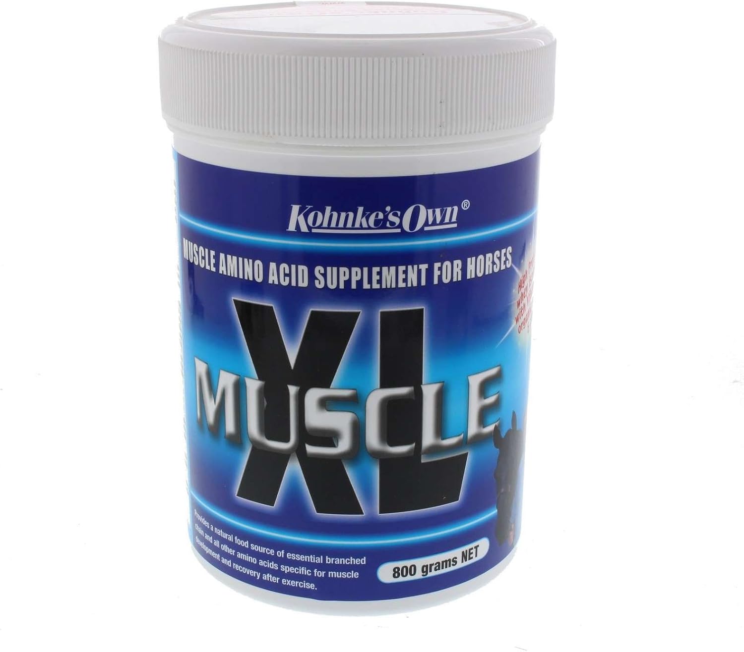 Muscle XL Amino Acid Supplement Kohnke's Own Own Horse Equine 800g