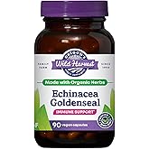 Oregon's Wild Harvest Echinacea Goldenseal Organic Capsules | Vegan, Non-GMO, Gluten Free, Immune Support*, 90 Count