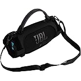 Geiomoo Silicone Case for JBL Charge 6, Portable Scratch Shock Resistant Cover (Black)