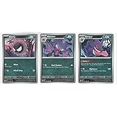 Gengar 057/091 - Paldean Fates – Pokemon – Evolution Card Lot - Set Gastly Haunter