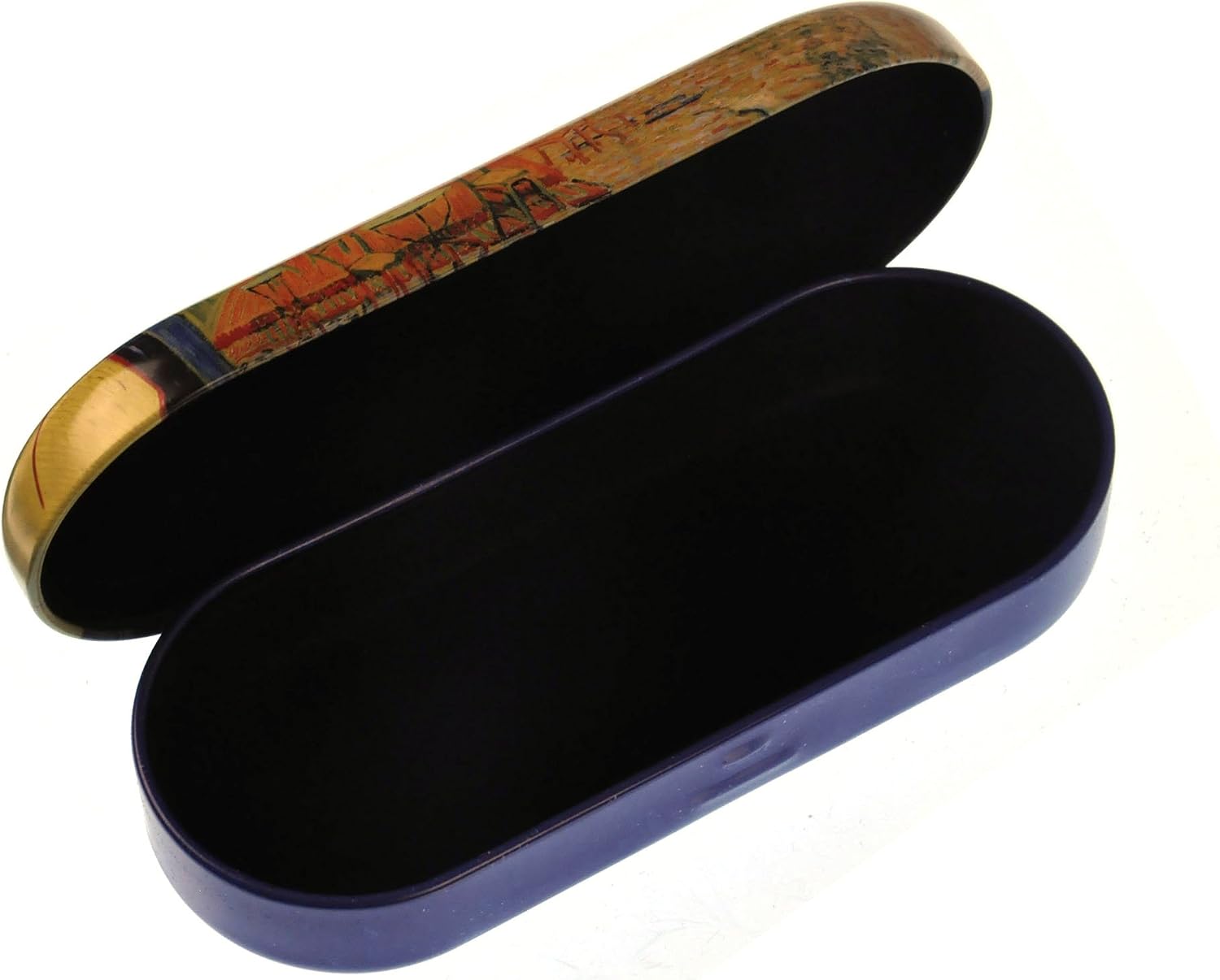 Fridolin 18761 Van Gogh Night Cafe 16 x 6.6 x 2.8 cm Multi-Coloured Metal Glasses Case, Multicolor, 16x6.6x2.8 cm - Image 4