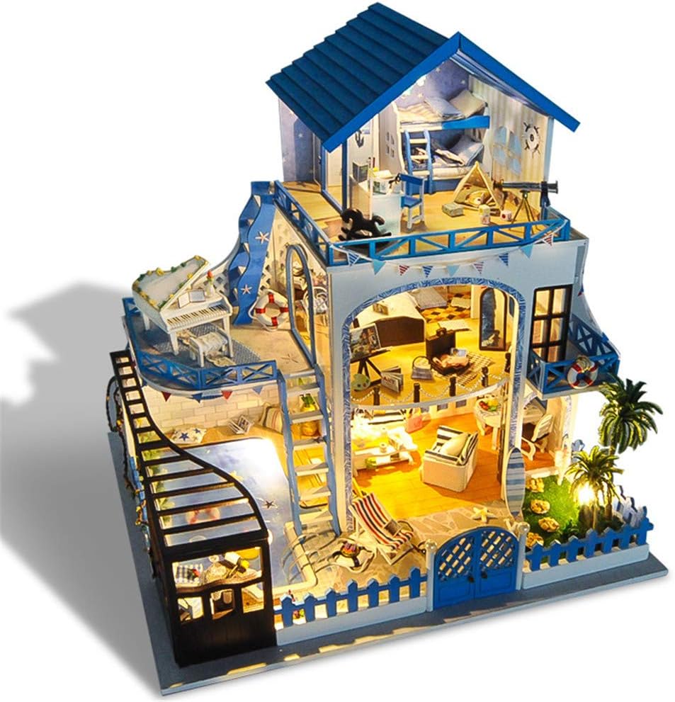 Casa de muñecas The Love Sea Villa Regalo creativo Juego de ...