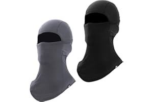 TOUGH HEADWEAR Black Balaclava Ski Mask - Summer Balaclava,Motorcyle Face Mask,Bike Mask & Shiesty Mask- Balaclava Face Mask for Men & Women