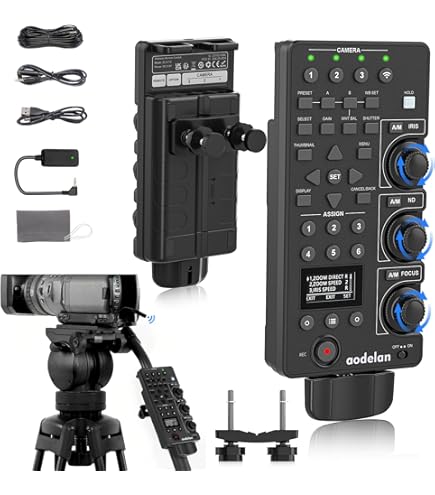 Amazon.com : Manfrotto MVR901EPLA Pan Bar Remote for LANC (Black