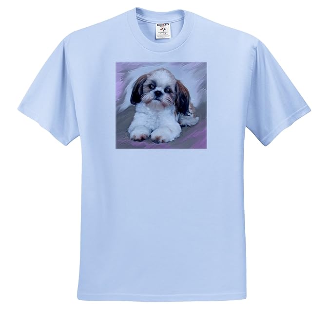 Amazon Com Dogs Shihtzu Shih Tzu Puppy T Shirts Adult Light