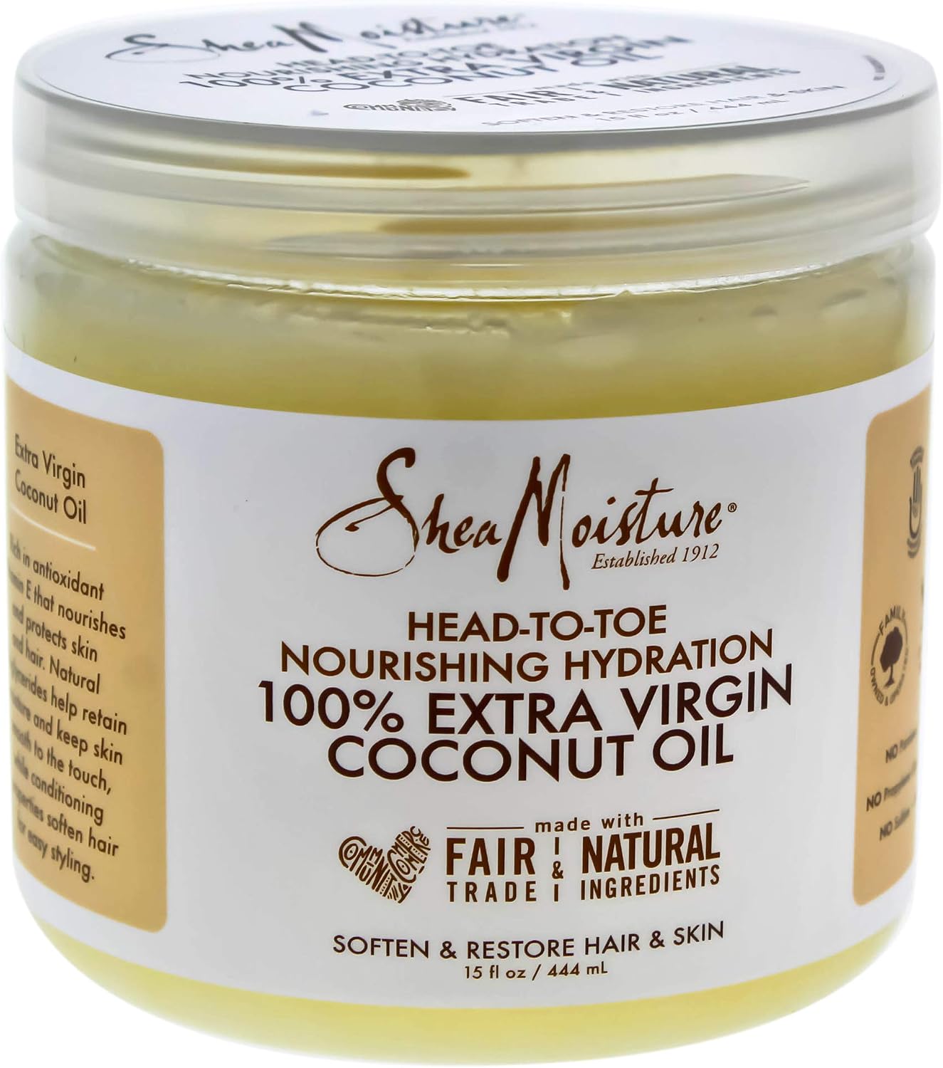 shea moisture coconut oil face