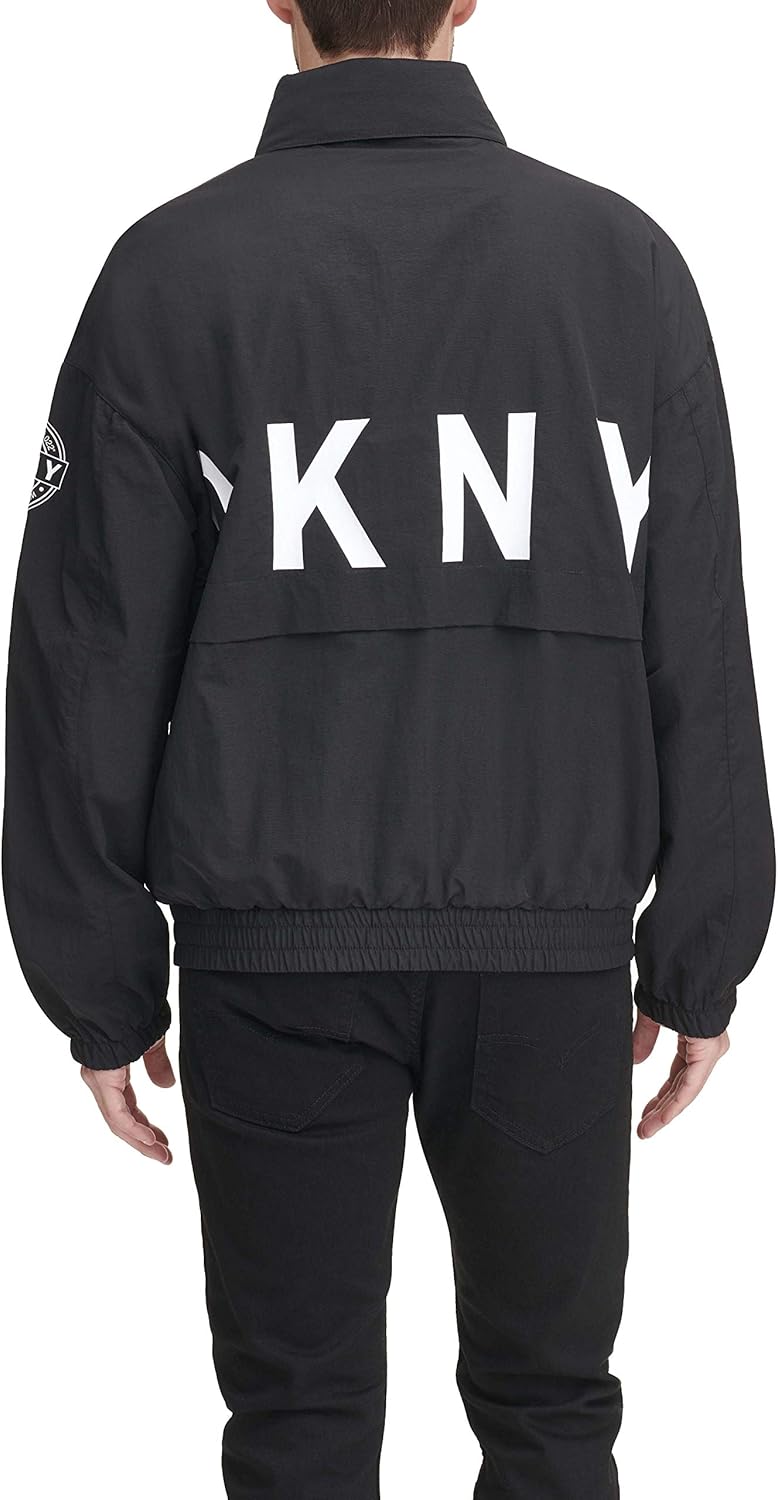 DKNY mens Water Resistant Taslan Windbreaker Jacket at  Men’s Clothing store