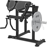 HVO Preacher Curl Bench &amp; Bicep Curl Machine, Adjustable Arm Equipment | Adjustable Design Comfortable Arm Support Durable Steel Frame Smooth Curl Motion Home Gym Strength Equipment
