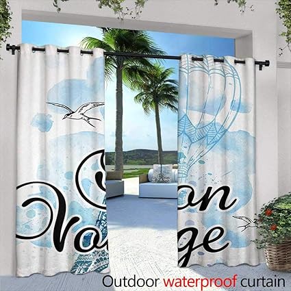 Amazon Com Tim1beve Sliding Door Curtain Going Away Party Eiffel