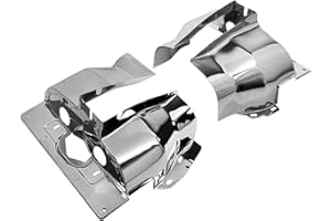 IAP Performance AC119301 Cylinder Head Tin (Chrome Single Port Pair for VW Beetle)