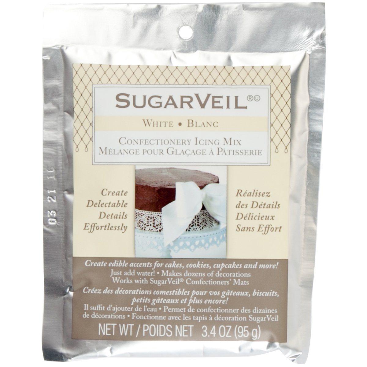 I Love To CreateSugarVeil Icing Powder 3.4oz, Multi-Colour, 1.45 x 12.07 x 15.24 cm