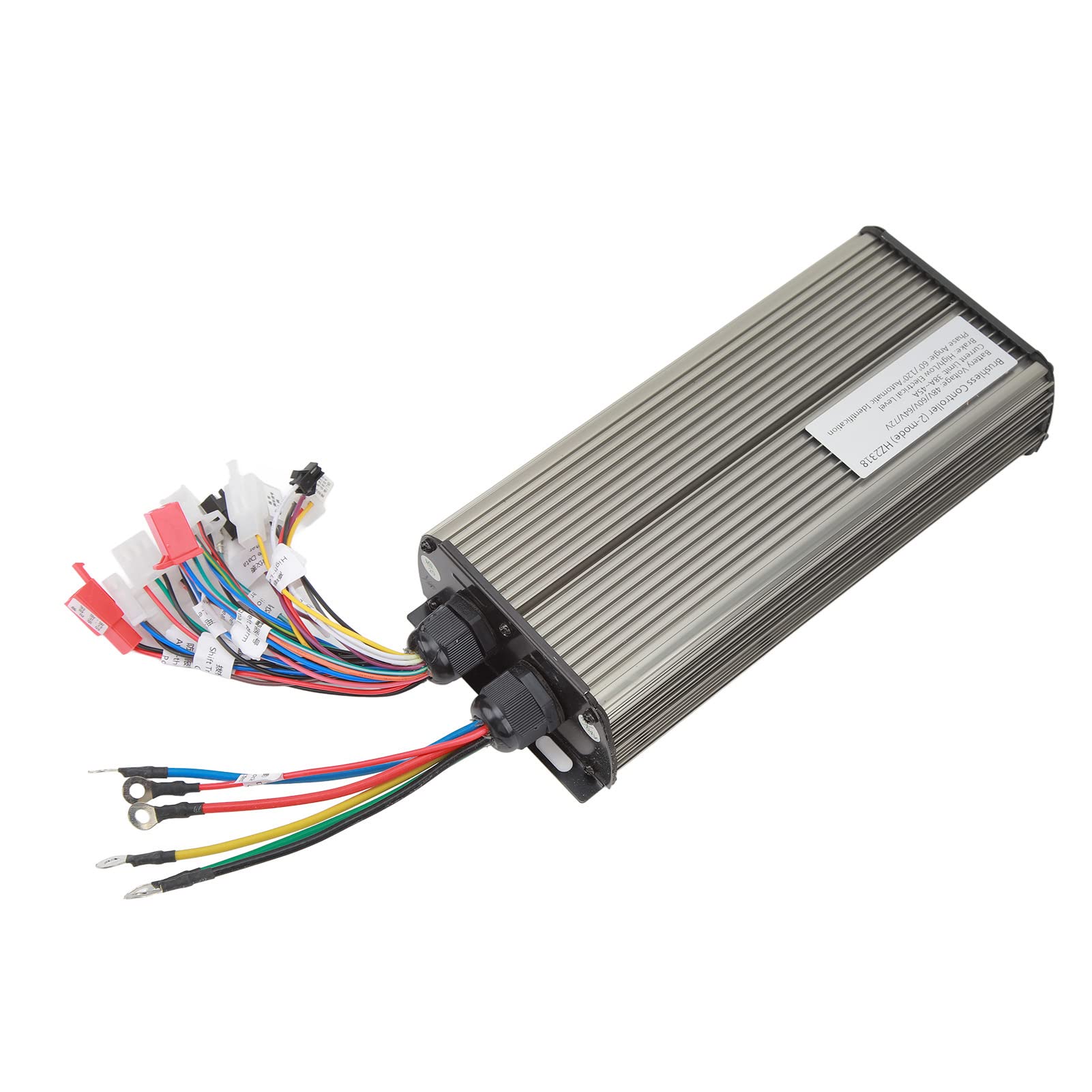 SUNGOOYUE Electric Bicycle Brushless Controller, 2000W 48V 60V 64V 72V 18 Tube Brushless Motor Controller for E Bike