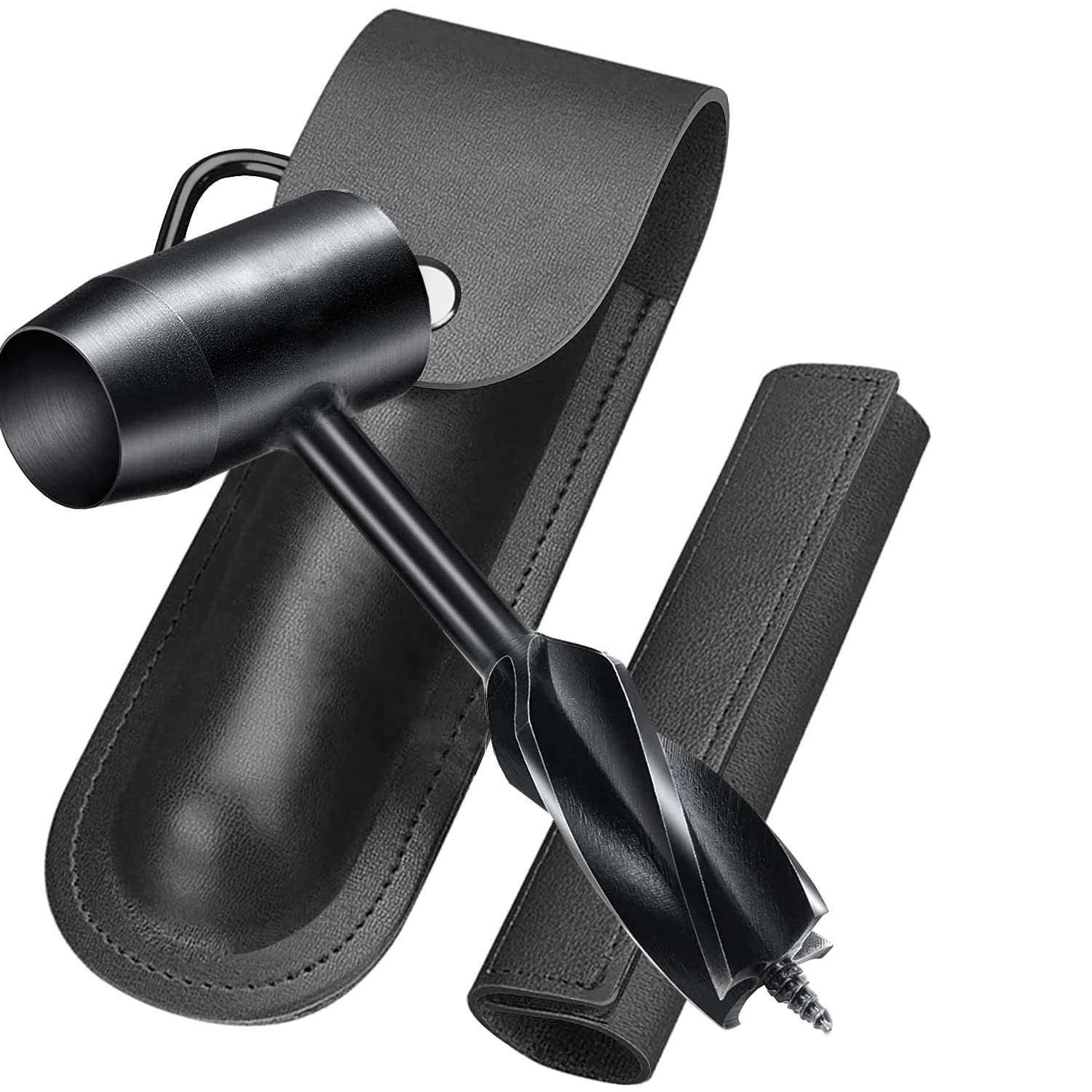 N&S Juvyig Bushcraft Hand Auger Wrench - Wood Auger Manual Drill - Scotch Eye Wrench - Survival Tools