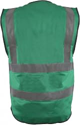 Blackrock Green Enhanced Visibility Vest Hi Vis Reflective Safety PPE view 2
