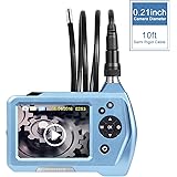 Industrial Endoscope, Depstech 3.5 Inch LCD Color Screen Borescope Semi Rigid Cable Inspection Snake Camera with 10FT Tube, Function of Zoom, 360 Degree Rotation and DVR Digital Video Recording