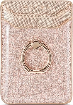 Anillo funda protectora funda estuche brillo dedo soporte bolso móvil para Xiaomi redmi 7 rosa