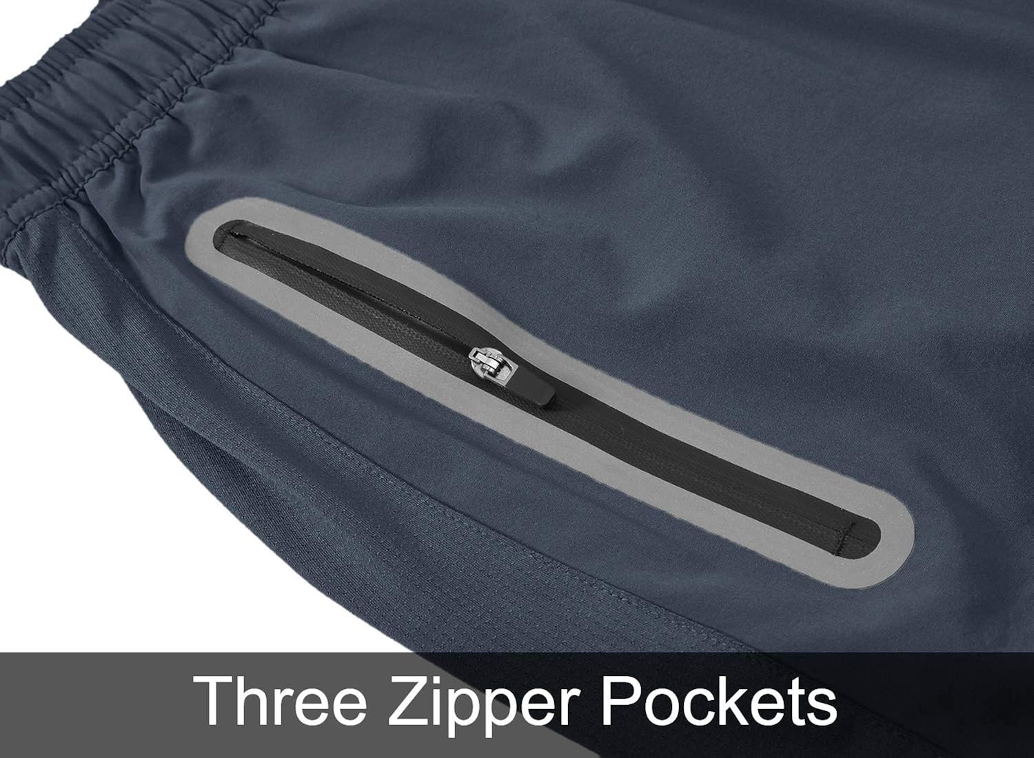 BGOWATU Men's Sweatpants Zipper Pockets Lightweight Exercise Pants Running Workout Sports: Clothing