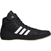 adidas Men's HVC 2 Wrestling Shoes | Synthetic suede and single-layer mesh upper, 6.5-16 run - practice and meets - middle school and high school wrestlers