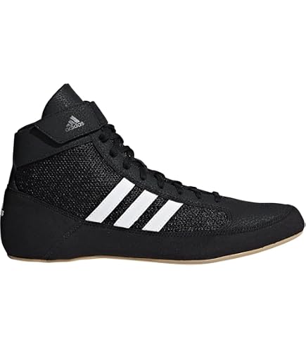Amazon.com | adidas Men's HVC Wrestling Shoes, Black, 7.5 | Wrestling