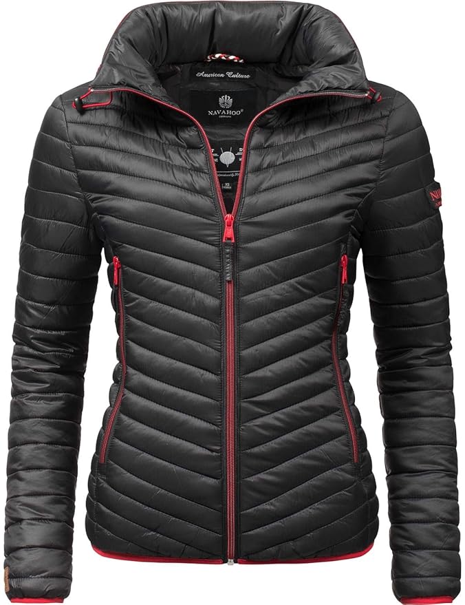 Navahoo Damen Stepp-Jacke Übergangsjacke Pari 10 Farben XS-XXL