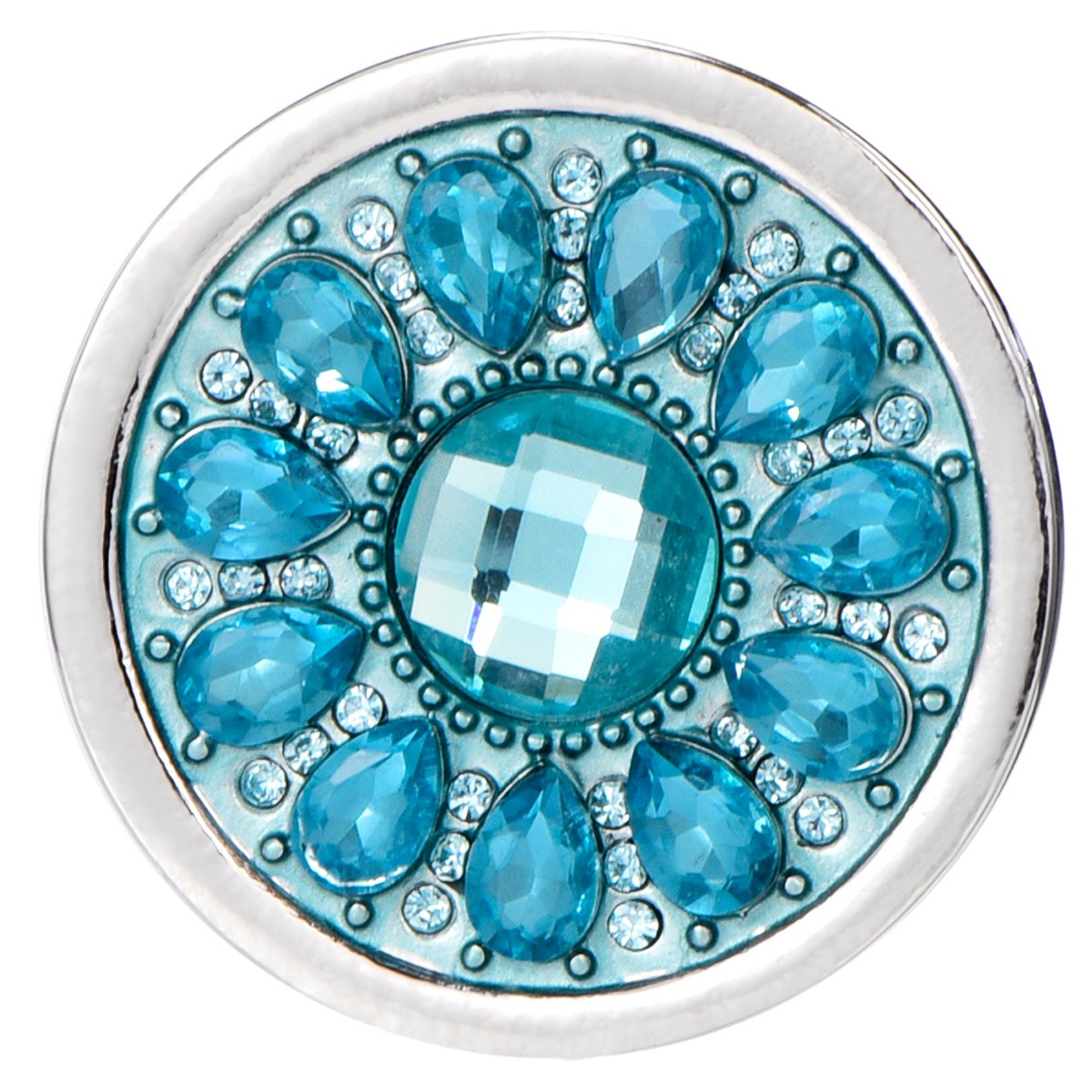 Morella Women's Decorative Coin 33 mm Turquoise