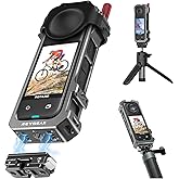 REYGEAK for Insta360 X4 Cage,Aluminium Utility Frame for Insta360 X4, Quick Release Camera Base Mount with 1/4" Threads,Protective Case with Silicone Lens Cover.